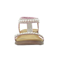 Lilac - Pack Shot - Lunar Womens-Ladies Tancy Pearl Sandals