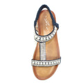 Blue - Lifestyle - Lunar Womens-Ladies Tancy Pearl Sandals
