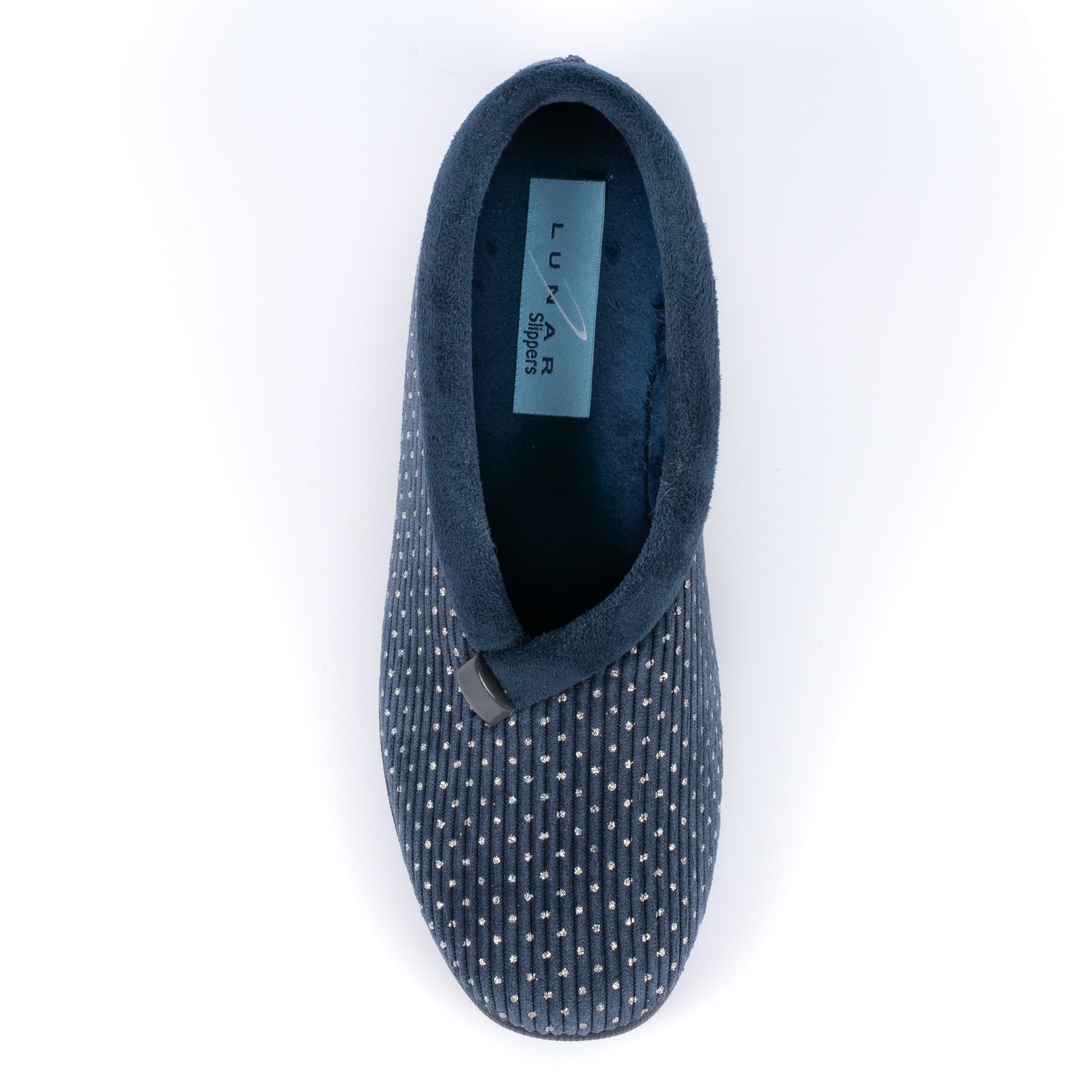 Blue - Lifestyle - Lunar Womens-Ladies Greta Wedge Slippers