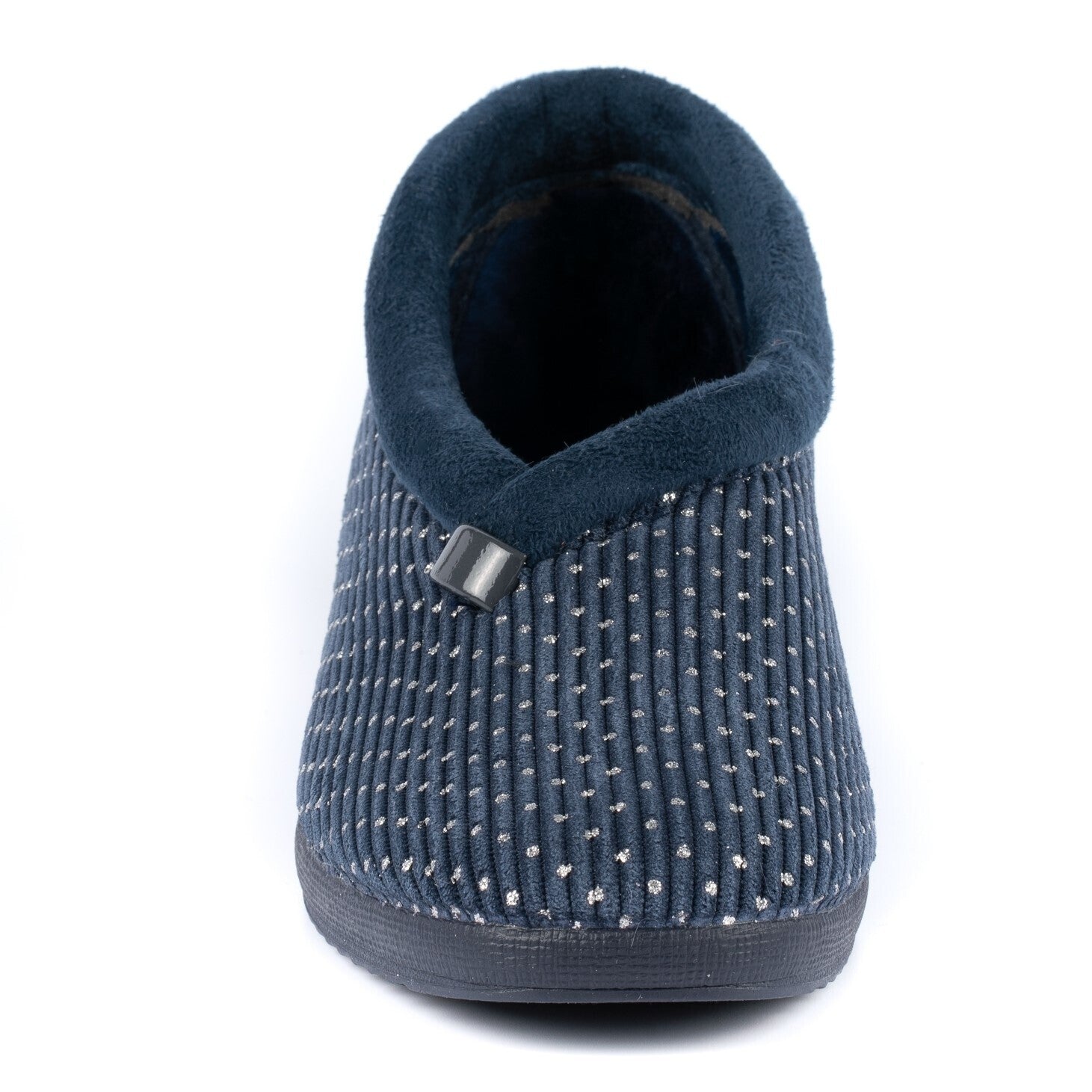Blue - Pack Shot - Lunar Womens-Ladies Greta Wedge Slippers