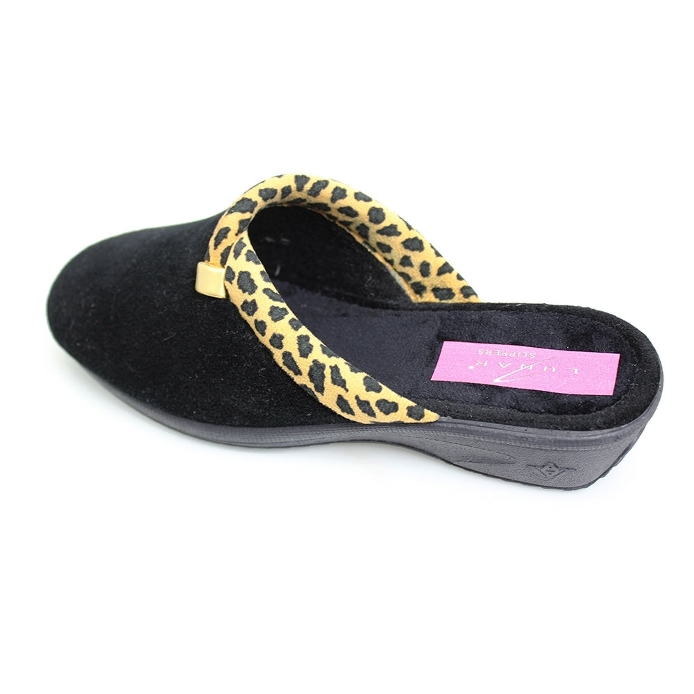 Grey - Lifestyle - Lunar Womens-Ladies Michelle Slippers