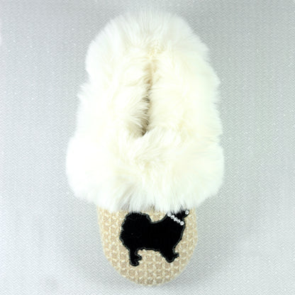 Beige - Lifestyle - Lazy Dogz Womens-Ladies Cookie Suede Moccasin Slippers
