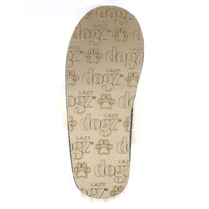 Ocelot - Lifestyle - Lazy Dogz Womens-Ladies Dane Faux Suede Slippers