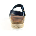 Grey - Back - Lunar Womens-Ladies Deanna II Sling Back Sandals