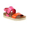 Pink - Front - Lunar Womens-Ladies Deanna II Sling Back Sandals