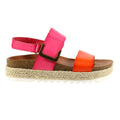 Pink - Side - Lunar Womens-Ladies Deanna II Sling Back Sandals