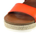 Pink - Close up - Lunar Womens-Ladies Deanna II Sling Back Sandals