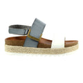 White - Back - Lunar Womens-Ladies Deanna II Sling Back Sandals
