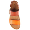 Orange - Pack Shot - Lunar Womens-Ladies Deanna II Sling Back Sandals