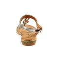 Pewter - Back - Lunar Womens-Ladies Dawley Sandals