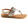 Pewter - Pack Shot - Lunar Womens-Ladies Dawley Sandals