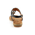 Black - Back - Lunar Womens-Ladies Dawley Sandals