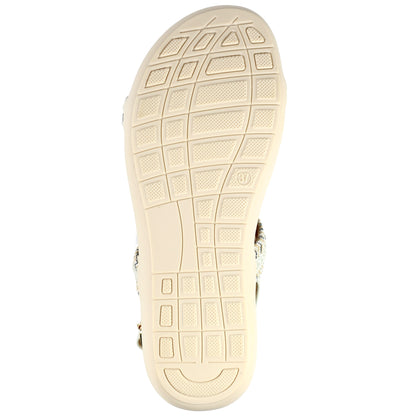 White - Lifestyle - Lunar Womens-Ladies Sidcup Sandals