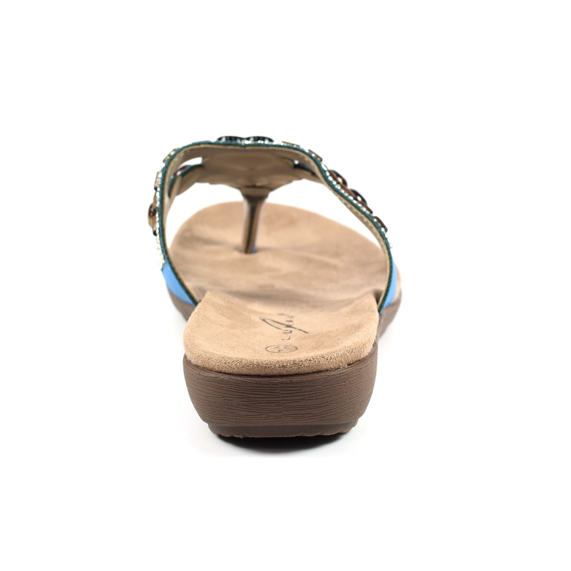Blue - Back - Lunar Womens-Ladies Vision Sandals