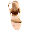 Pink - Pack Shot - Lunar Womens-Ladies Aldora Block Heel Sandals