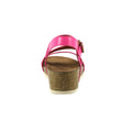 Fuchsia - Lifestyle - Lunar Womens-Ladies Cluster Wedge Sandals