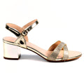 Gold - Side - Lunar Womens-Ladies Republic Sandals