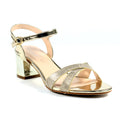 Gold - Front - Lunar Womens-Ladies Republic Sandals
