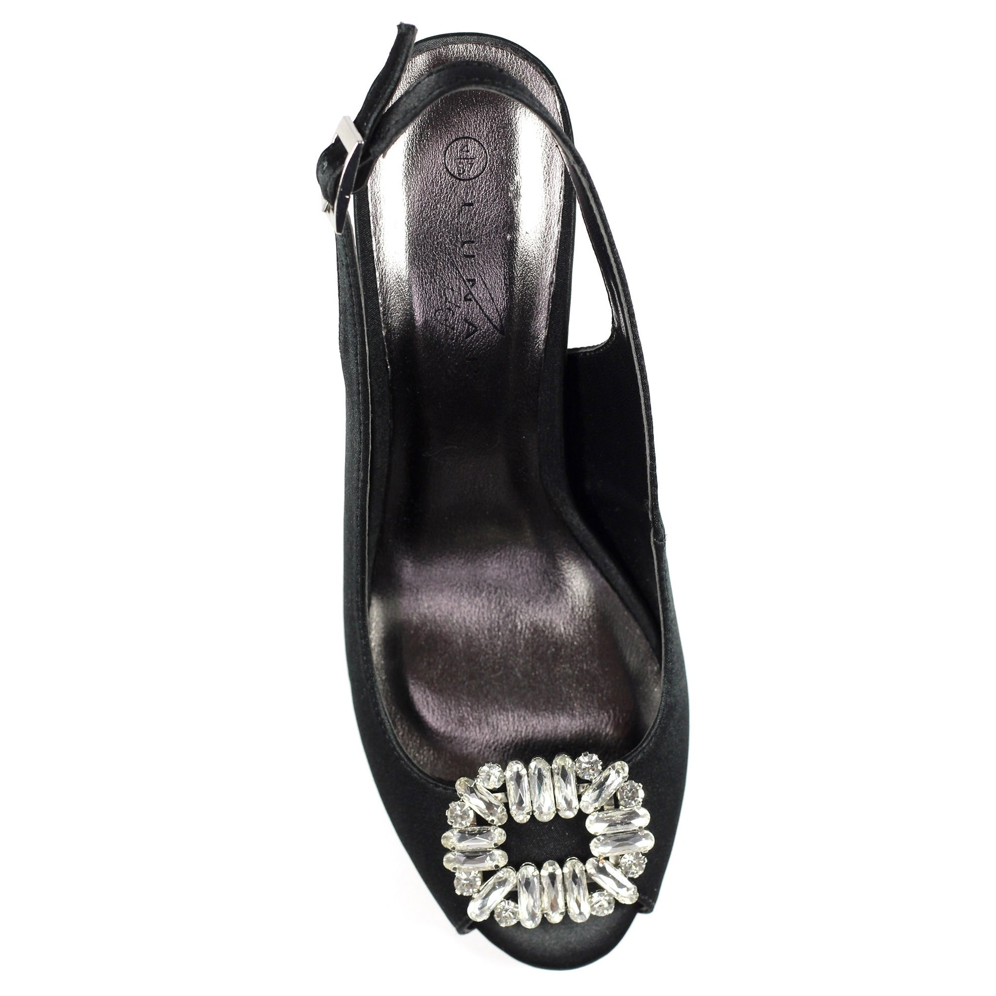 Black - Lifestyle - Lunar Womens-Ladies Venice Sling Back Sandals