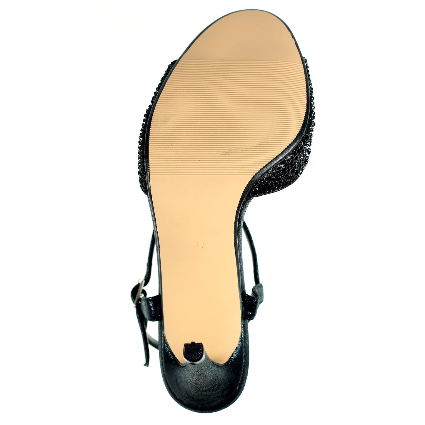 Black - Side - Lunar Womens-Ladies Nara Sandals