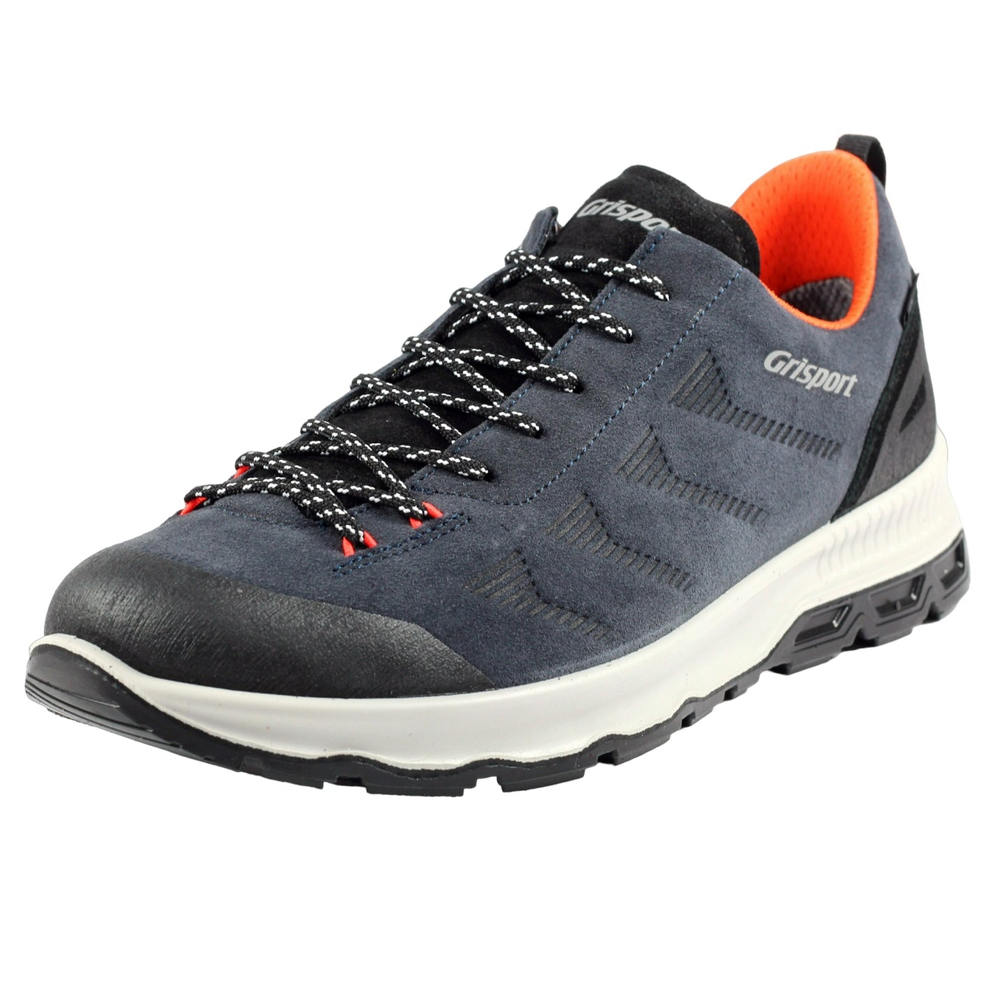Blue - Lifestyle - Grisport Unisex Adult Renegade Leather Waterproof Walking Shoes