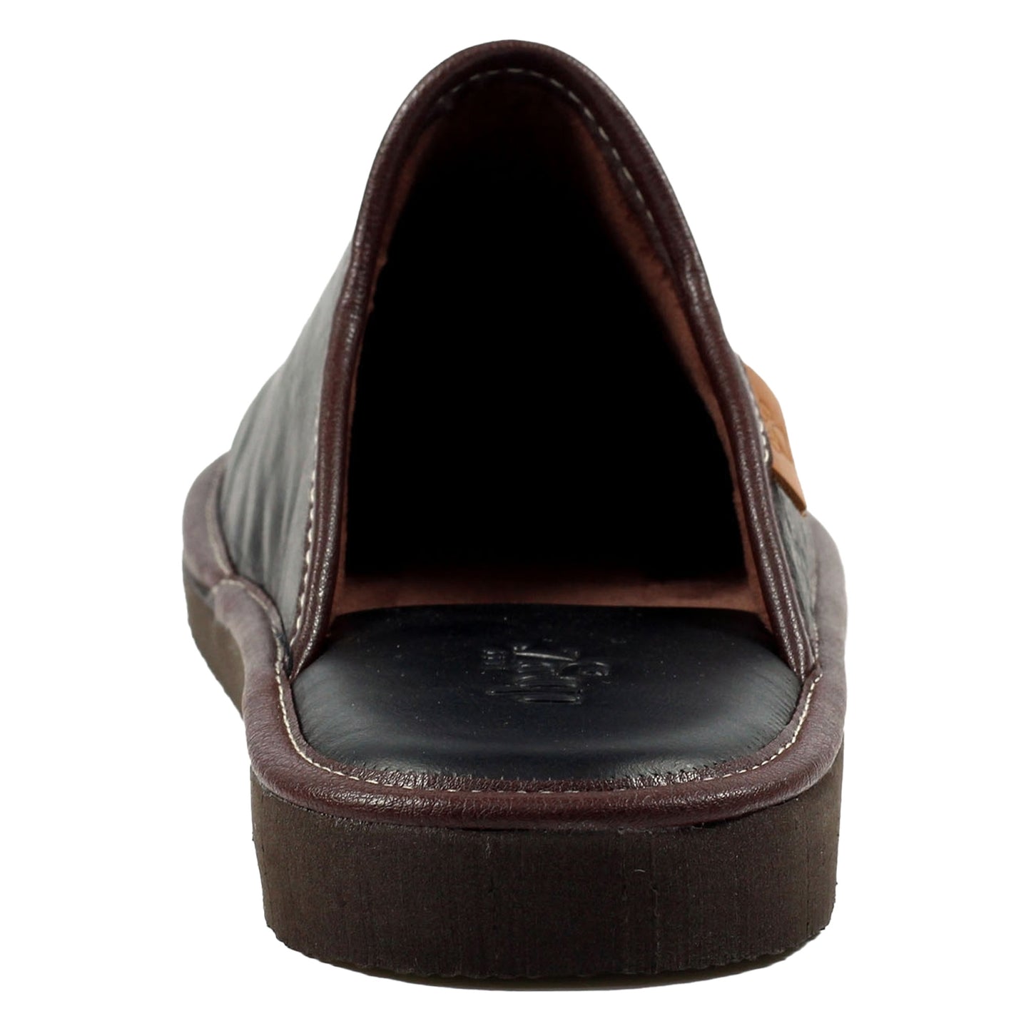 Black - Side - Lazy Dogz Mens Tucker Slippers