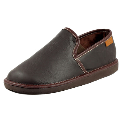 Brown - Lifestyle - Lazy Dogz Mens Duke Slippers