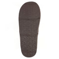 Brown - Close up - Lazy Dogz Mens Duke Slippers