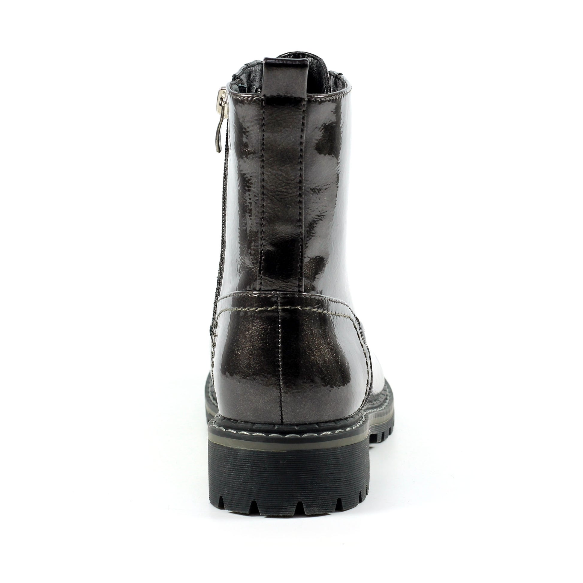 Grey - Back - Lunar Womens-Ladies Nala Ankle Boots