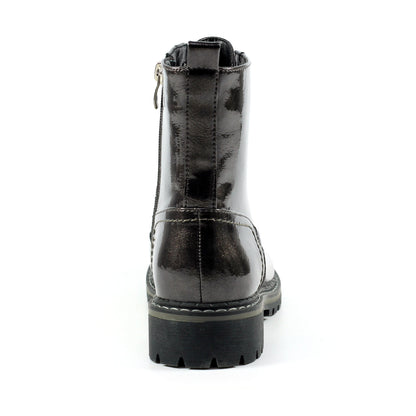 Grey - Back - Lunar Womens-Ladies Nala Ankle Boots