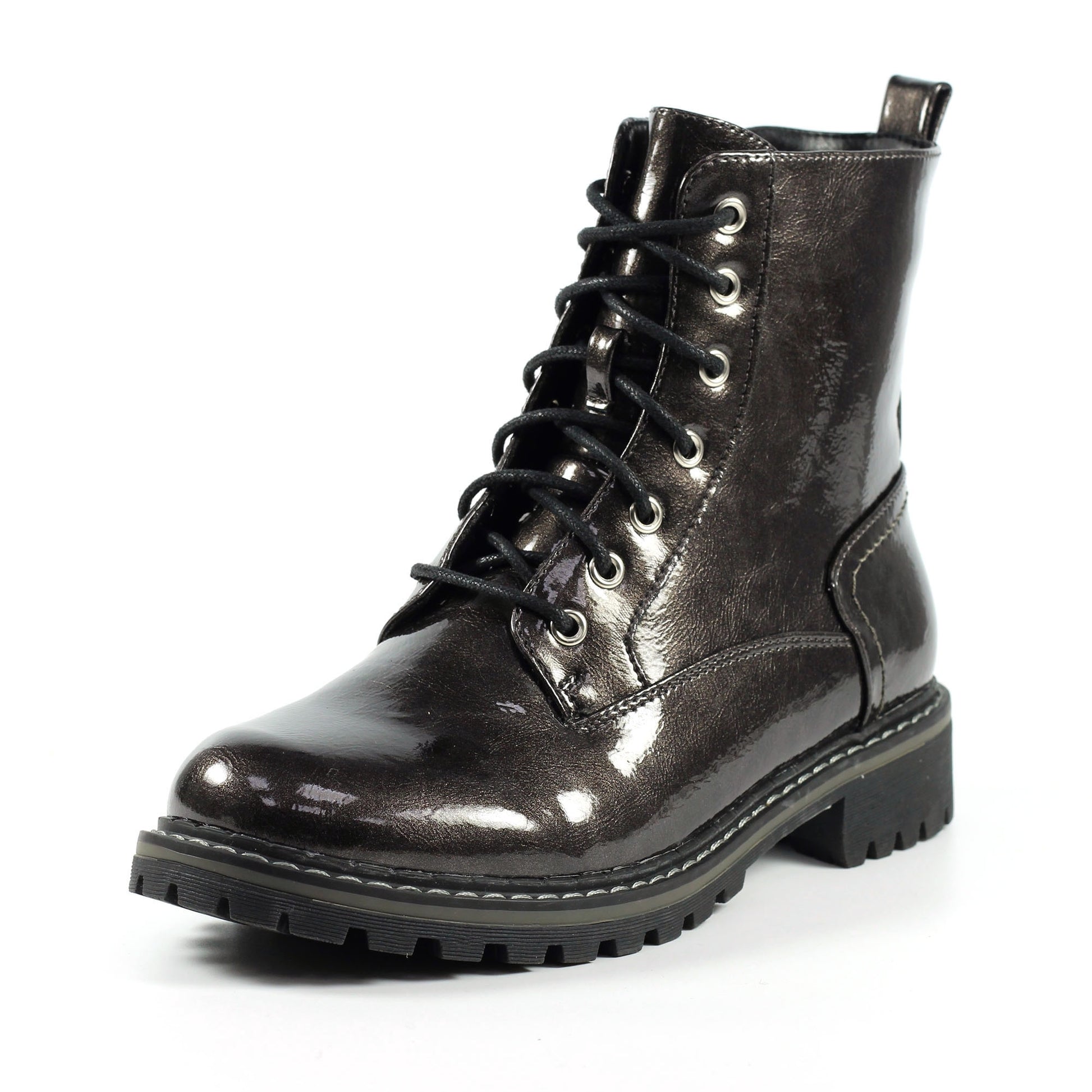 Grey - Close up - Lunar Womens-Ladies Nala Ankle Boots