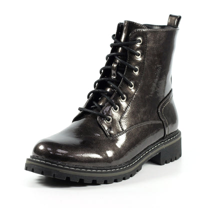 Grey - Close up - Lunar Womens-Ladies Nala Ankle Boots