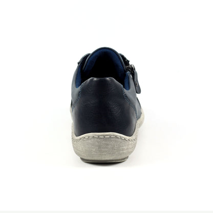 Blue - Back - Lunar Womens-Ladies Bianca Trainers