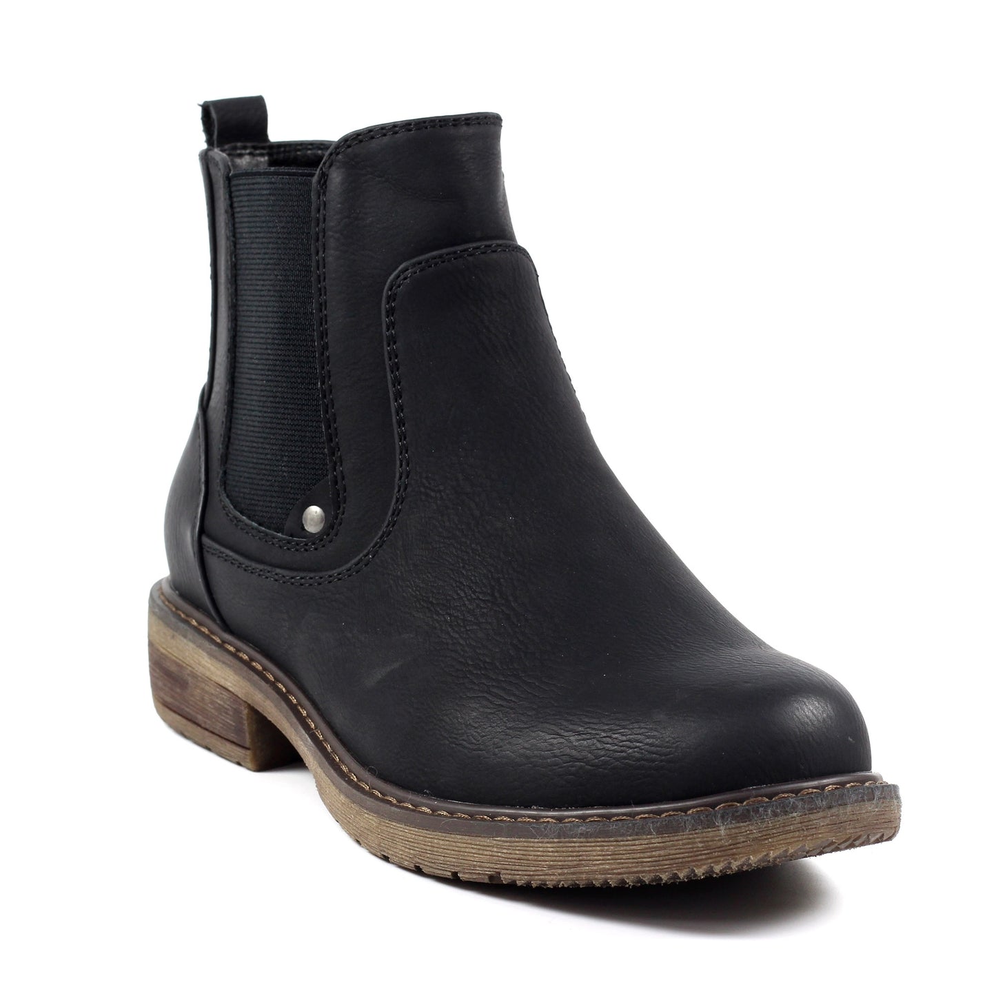 Black - Front - Lunar Womens-Ladies Roxie II Ankle Boots