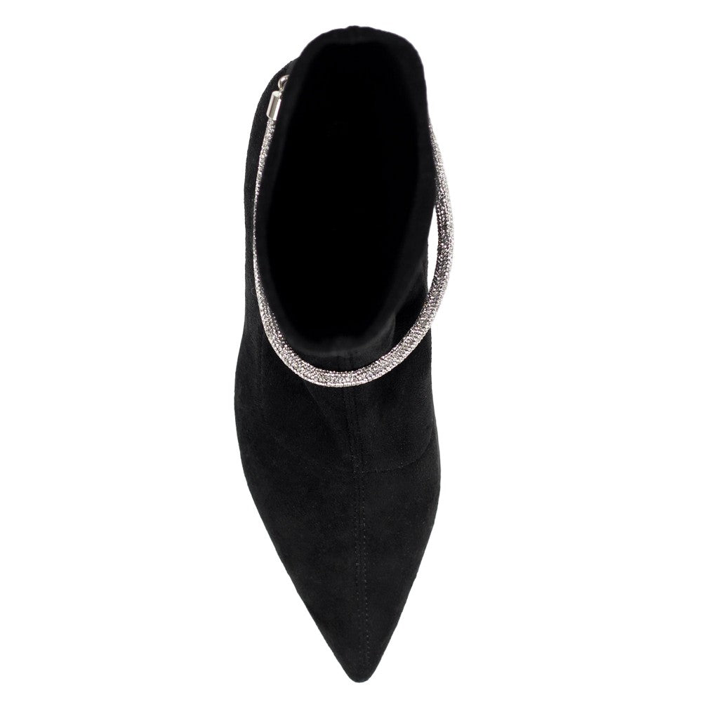 Black - Lifestyle - Lunar Womens-Ladies Trenza Ankle Boots