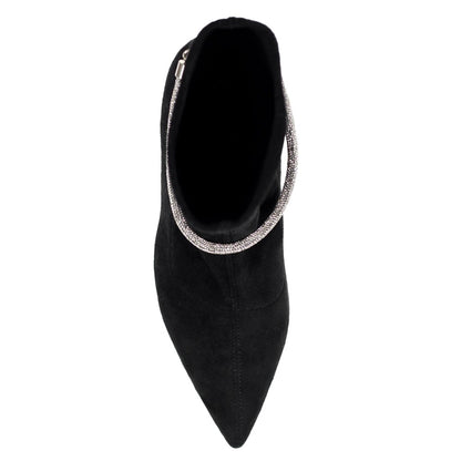 Black - Lifestyle - Lunar Womens-Ladies Trenza Ankle Boots