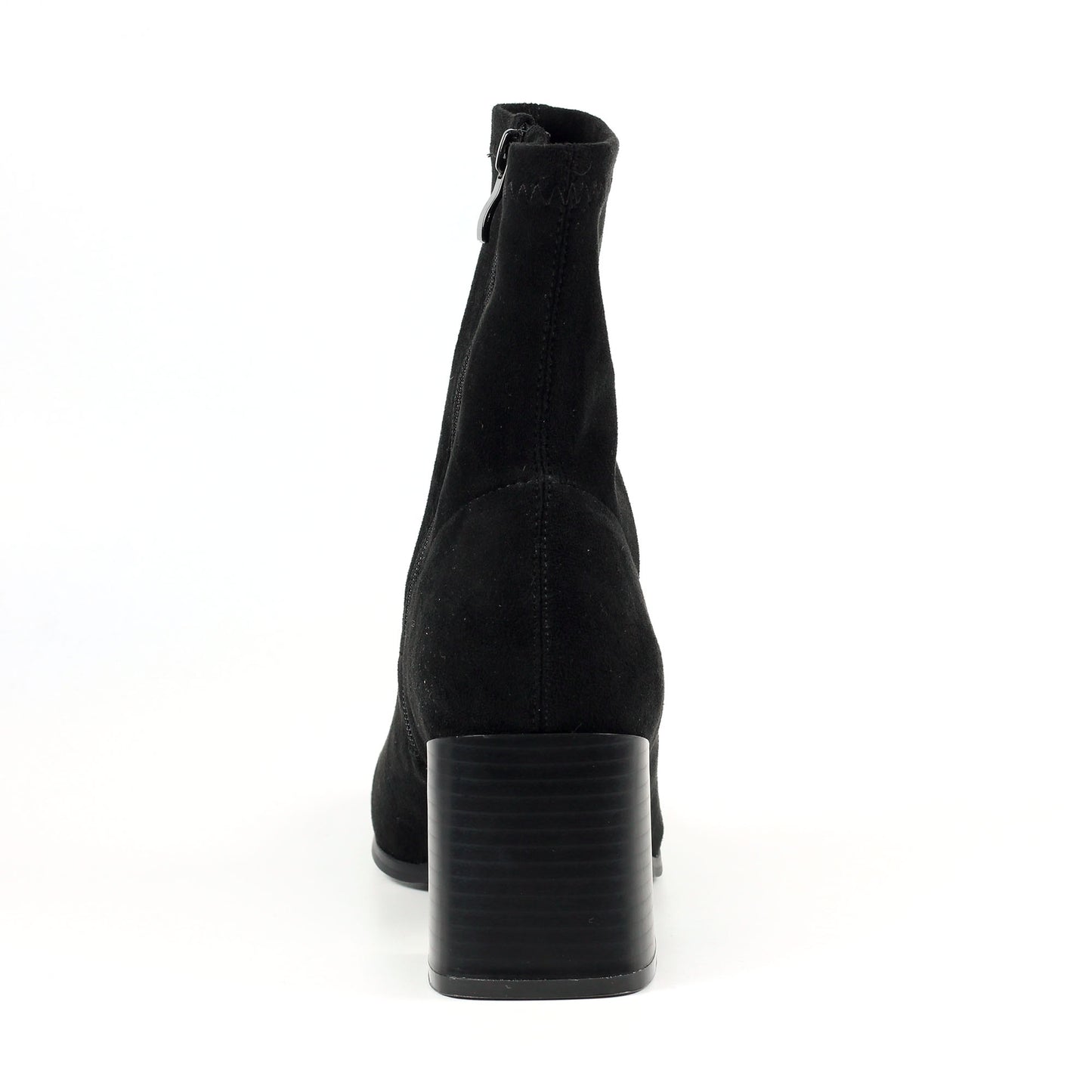 Black - Back - Lunar Womens-Ladies Stefan Ankle Boots