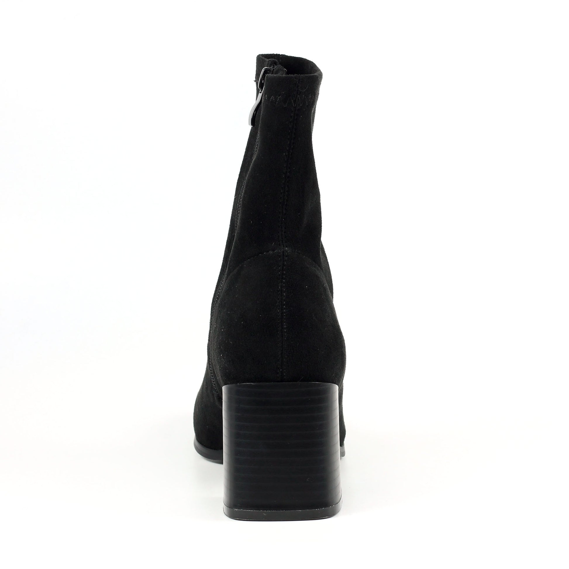 Black - Back - Lunar Womens-Ladies Stefan Ankle Boots