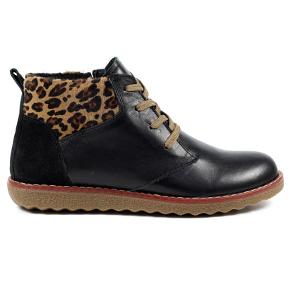 Black - Lifestyle - Lunar Womens-Ladies Portman Leather Boots
