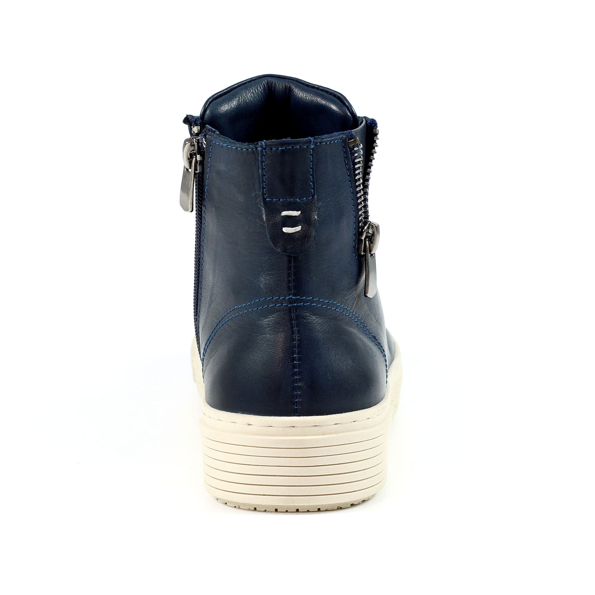 Blue - Back - Lunar Womens-Ladies Danube Leather Boots