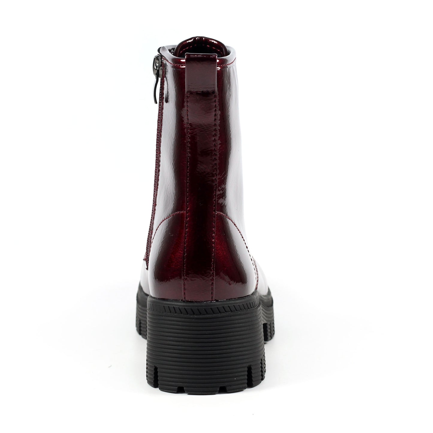 Burgundy - Back - Lunar Womens-Ladies Danni Ankle Boots