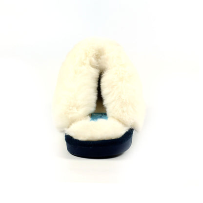 Blue - Back - Lunar Womens-Ladies Margarita II Slippers