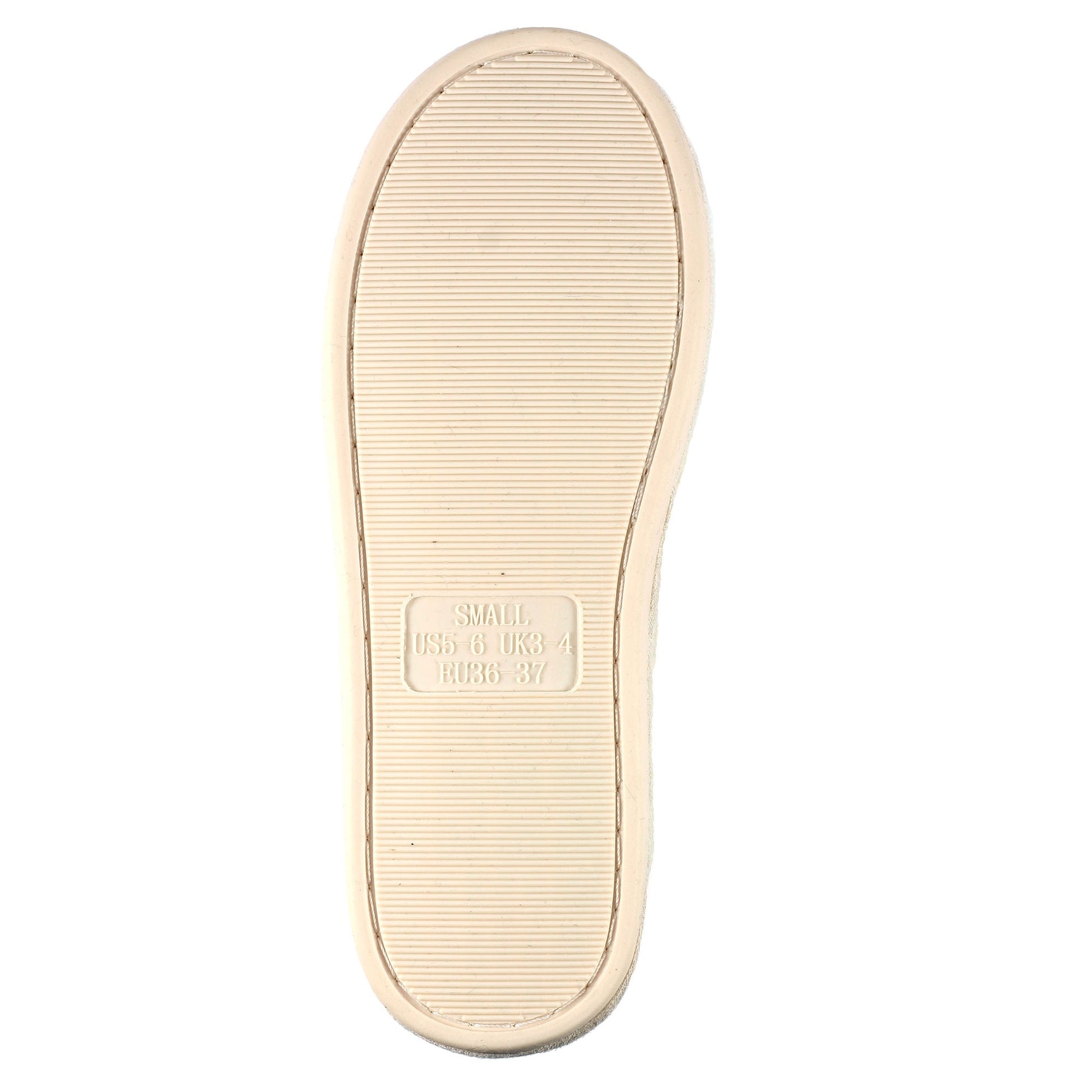 Cream - Side - Lunar Womens-Ladies Lorella II Slippers