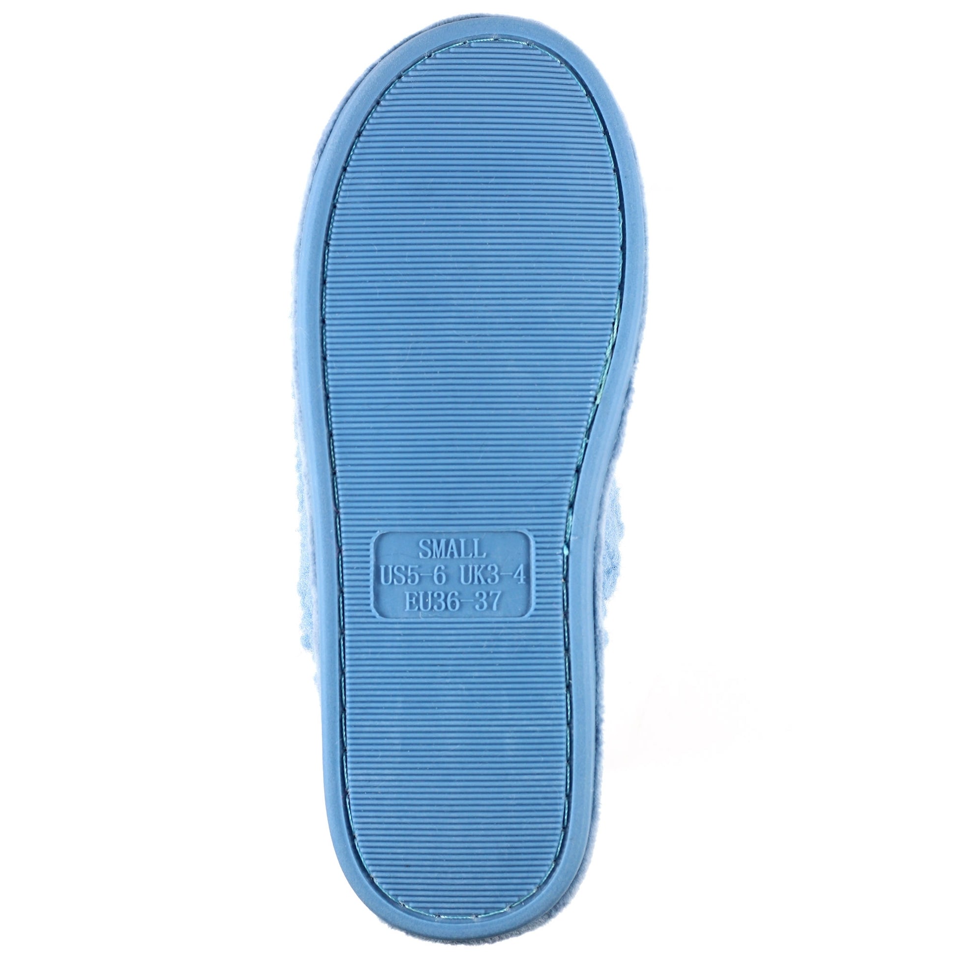 Blue - Side - Lunar Womens-Ladies Muscat Slippers