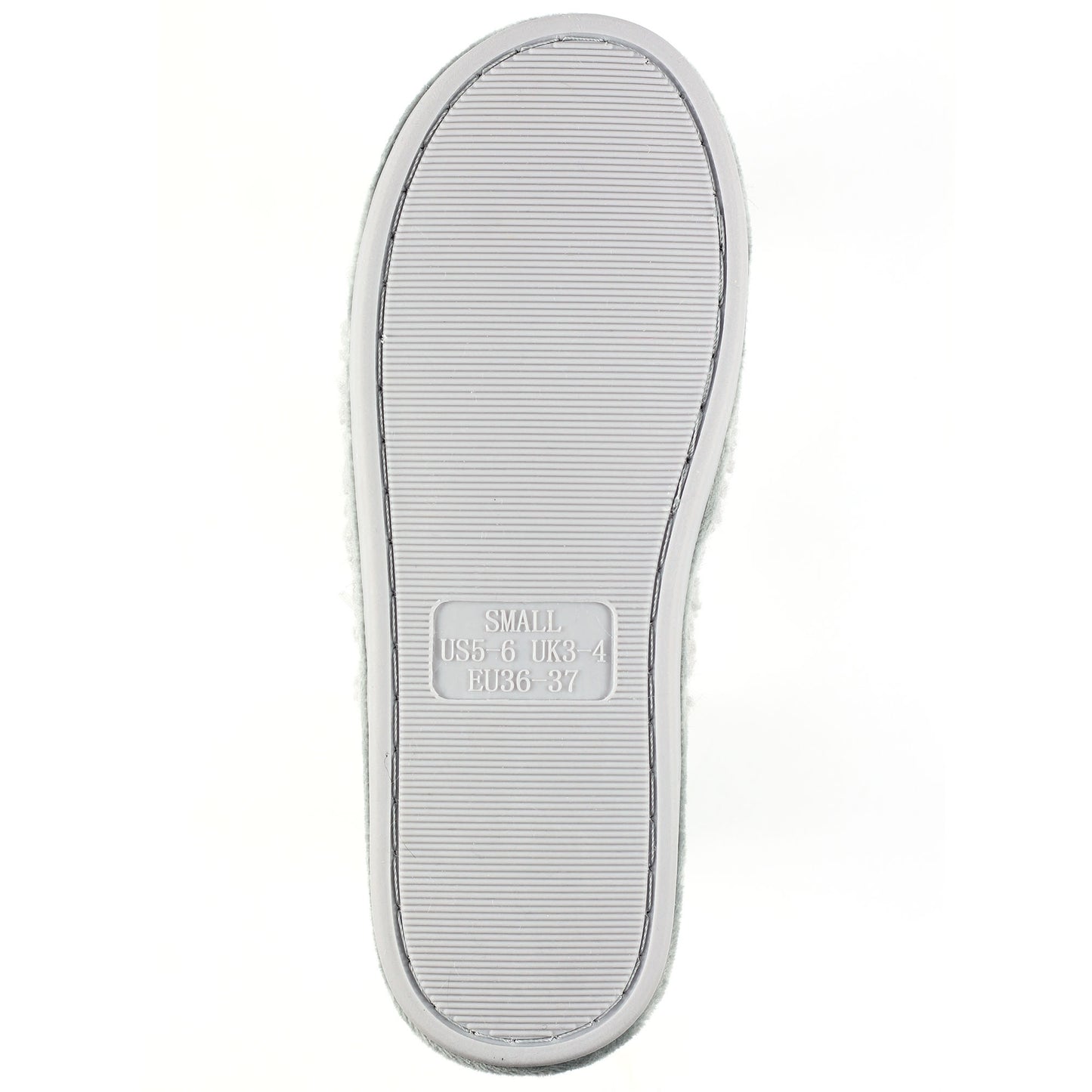 Grey - Side - Lunar Womens-Ladies Muscat Slippers