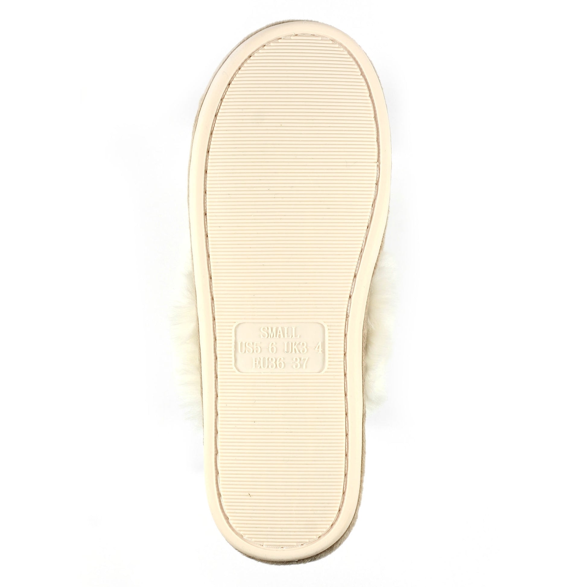 Beige - Side - Lunar Womens-Ladies Nika Slippers