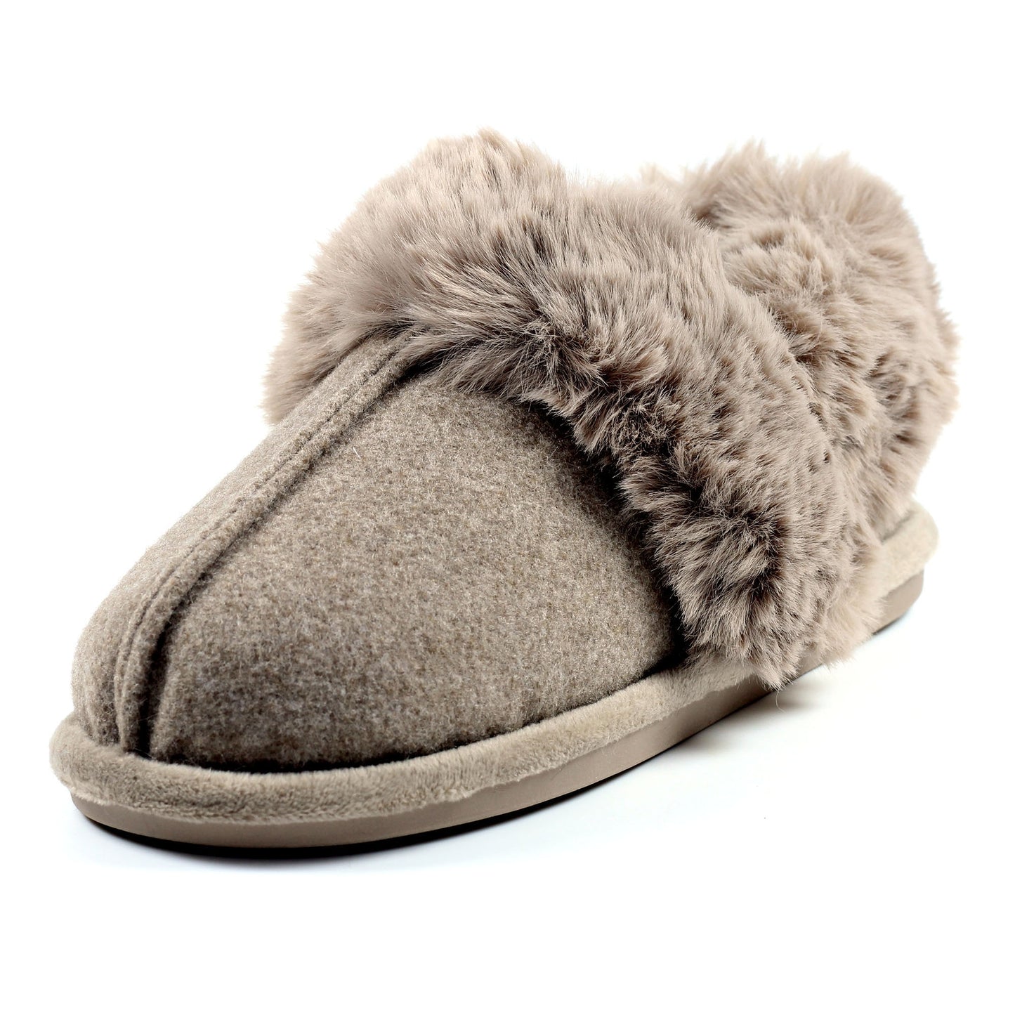 Taupe - Lifestyle - Lunar Womens-Ladies Ember Slippers