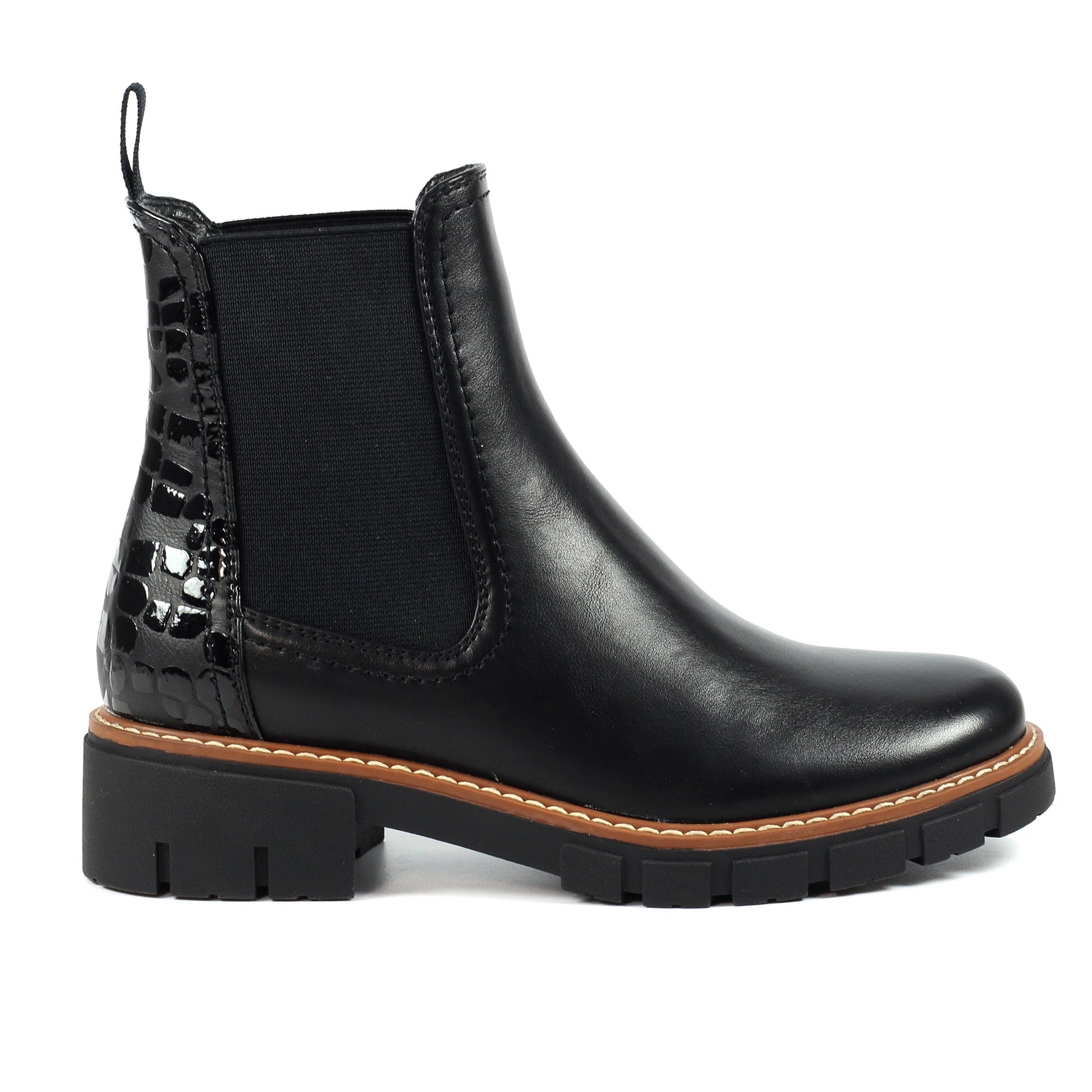 Black - Lifestyle - Lunar Womens-Ladies Poppins Ankle Boots