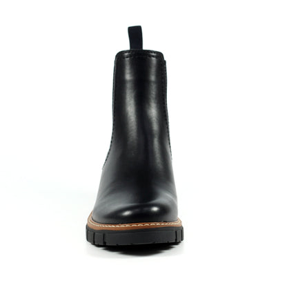 Black - Close up - Lunar Womens-Ladies Poppins Ankle Boots