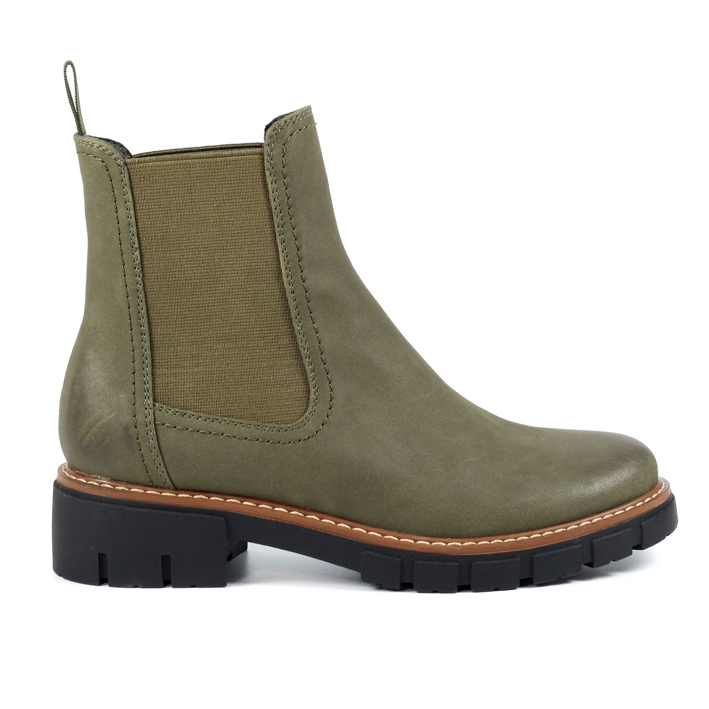 Olive - Lifestyle - Lunar Womens-Ladies Morgan Suede Ankle Boots